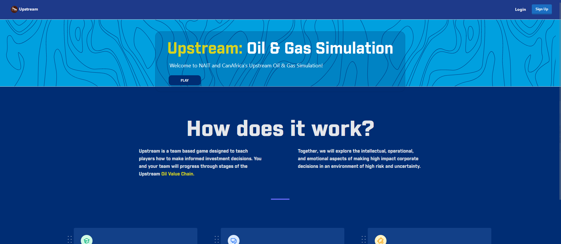 Upstream Website
